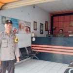Jamin Keamanan Objek Vital, Personel Polsek Sindangwangi Sambangi Kantor Pos dan Berikan Imbauan Kamtibmas