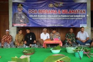 Atasi Krisis Air Pascabanjir, Polres Demak Bangun Sumur Bor di Trimulyo