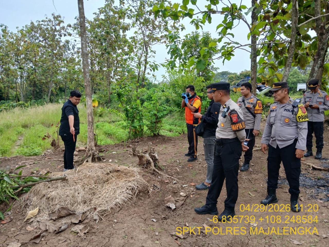 Pamapta Polres Majalengka Cek Penemuan Sesosok Mayat Laki-Laki di Sungai Cibuaya Jatiraga, Pastikan Tidak Ada Tanda Kekerasan