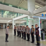 Pastikan Kelancaran Ibadah, Polres Majalengka Gelar Apel Kesiapan Pengamanan Keberangkatan Jemaah Haji Kloter 9 di BIJB Kertajati