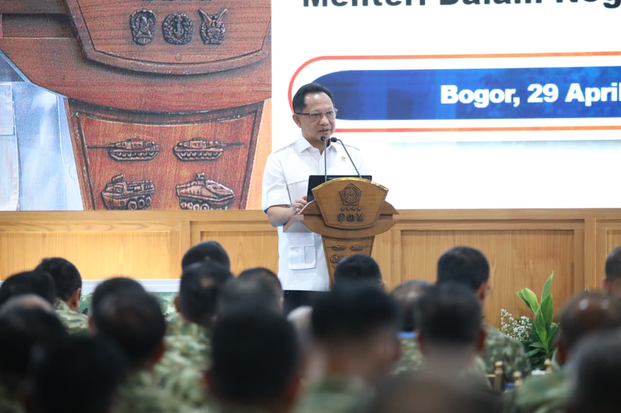 Rabu, 29 April 2026Mendagri Tito Apresiasi Jajaran TNI, Jaga Inflasi dan Stabilitas Nasional