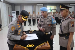 Dinamisasi Organisasi, Kapolres Demak Lantik Iptu Akhmad Nurkholis Jadi Kapolsek Mijen