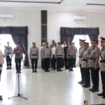 Kapolres Lingga Pimpin Sertijab, Pejabat Baru Siap Emban Amanah