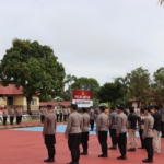 Pastikan Kesiapan Maksimal, Polres Melawi Gelar Apel Pengamanan Peringatan May Day 2026