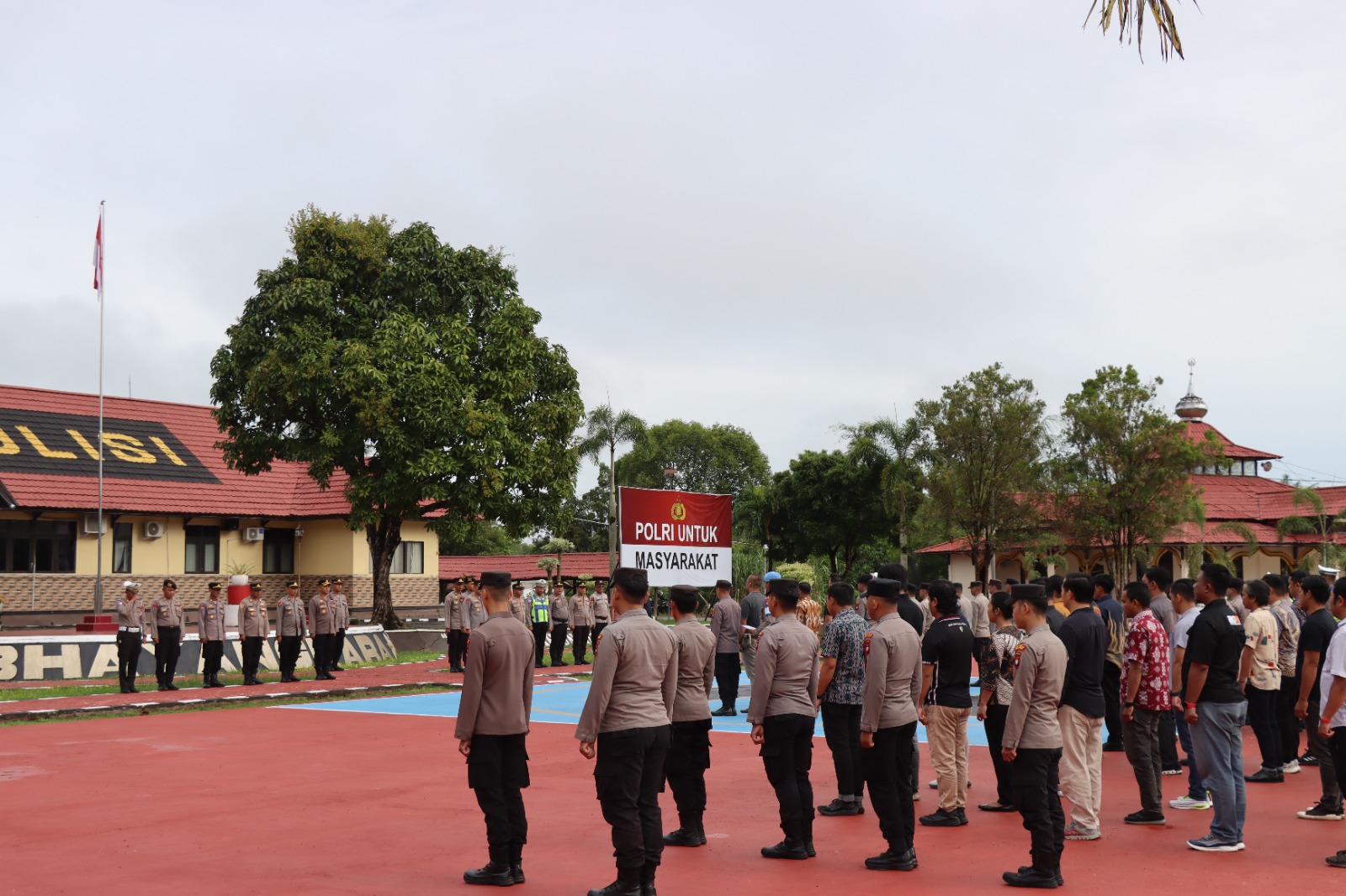 Pastikan Kesiapan Maksimal, Polres Melawi Gelar Apel Pengamanan Peringatan May Day 2026