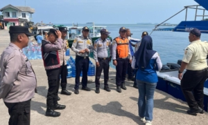 Polres Kepulauan Seribu Perkuat Pengamanan Dermaga Antisipasi Lonjakan Wisatawan Libur Panjang