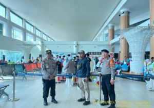 Hadirkan Pelayanan Prima, Polres Majalengka Amankan Pemberangkatan Jemaah Haji Kloter 28 & 29 di BIJB Kertajati