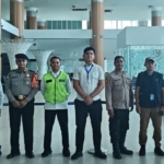 Polres Majalengka Amankan Prosesi Pemberangkatan Jemaah Haji Kloter 25 & 26 di BIJB Kertajati