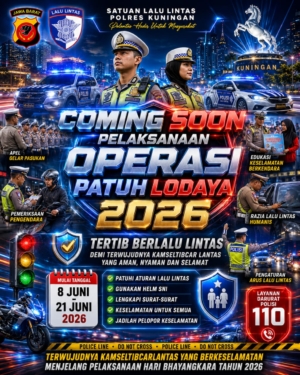 Siap-siap, Operasi Patuh Lodaya 2026 Akan Sasar 11 Pelanggaran Prioritas