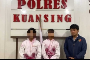 Gunakan Kain Menyerupai Pocong untuk Menakut-nakuti Warga, Dua Pemuda di Kuansing Diamankan Polisi