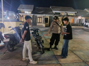 Patroli Malam Polsek Malausma Beri Efek Jera bagi Pengguna Knalpot Brong dan Pelanggar Ketertiban