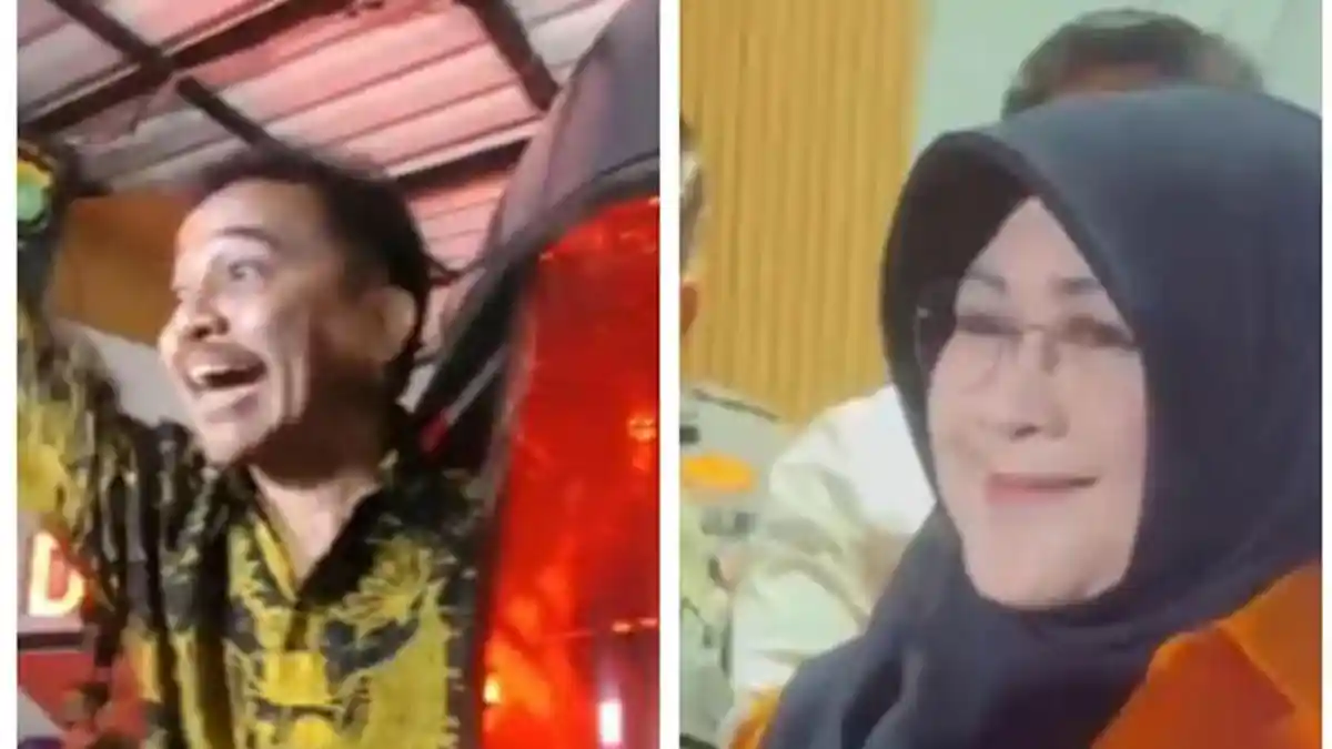 Roy Suryo Kepalkan Tangan dan Serukan ‘Merdeka’, Dokter Tifa Tersenyum Saat Proses Pelimpahan ke Kejaksaan