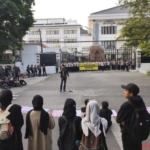 Polisi Siaga di 20 Titik Pengamanan Saat Aksi Mahasiswa di DPRD Jawa Barat