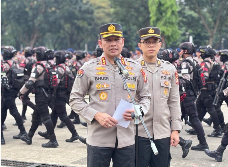 Sebanyak 4.151 Personel Gabungan Dikerahkan untuk Mengawal Aksi Mahasiswa di Jakarta Pusat