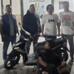 Maling Motor Langsung Apes Usai Beraksi, Kecelakaan Saat Kabur dan Berakhir Ditangkap Polisi
