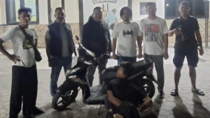 Maling Motor Langsung Apes Usai Beraksi, Kecelakaan Saat Kabur dan Berakhir Ditangkap Polisi