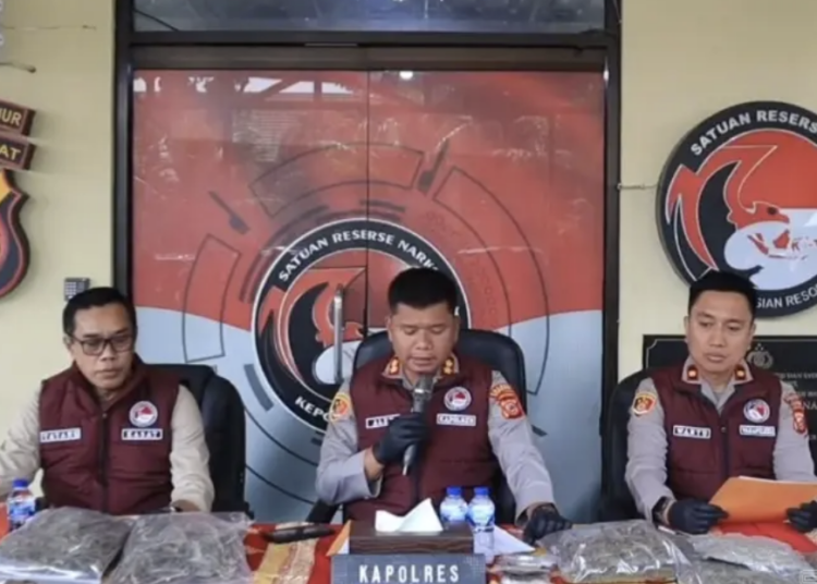 Polres Cianjur Gagalkan Peredaran 148 Kg Ganja Dua Pelaku Diamankan - BERITA POLRI INDEPENDEN INVESTIGASI Polres Cianjur Gagalkan Peredaran 14,8 Kg Ganja, Dua Pelaku Diamankan