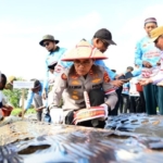 Dukung Ketahanan Pangan Nasional, Polda Jambi Laksanakan Penanaman Bawang Putih di Kayu Aro