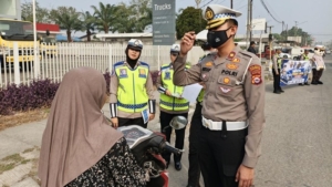 Jalan Raya Serang KM 32 Dinilai Rawan Kecelakaan, Polisi Gencarkan Edukasi Keselamatan Berlalu Lintas