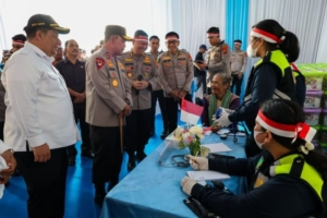 Jangkau Pelosok Samosir, Polda Sumut Gelar Layanan Kesehatan Gratis bagi Warga Desa Maduma