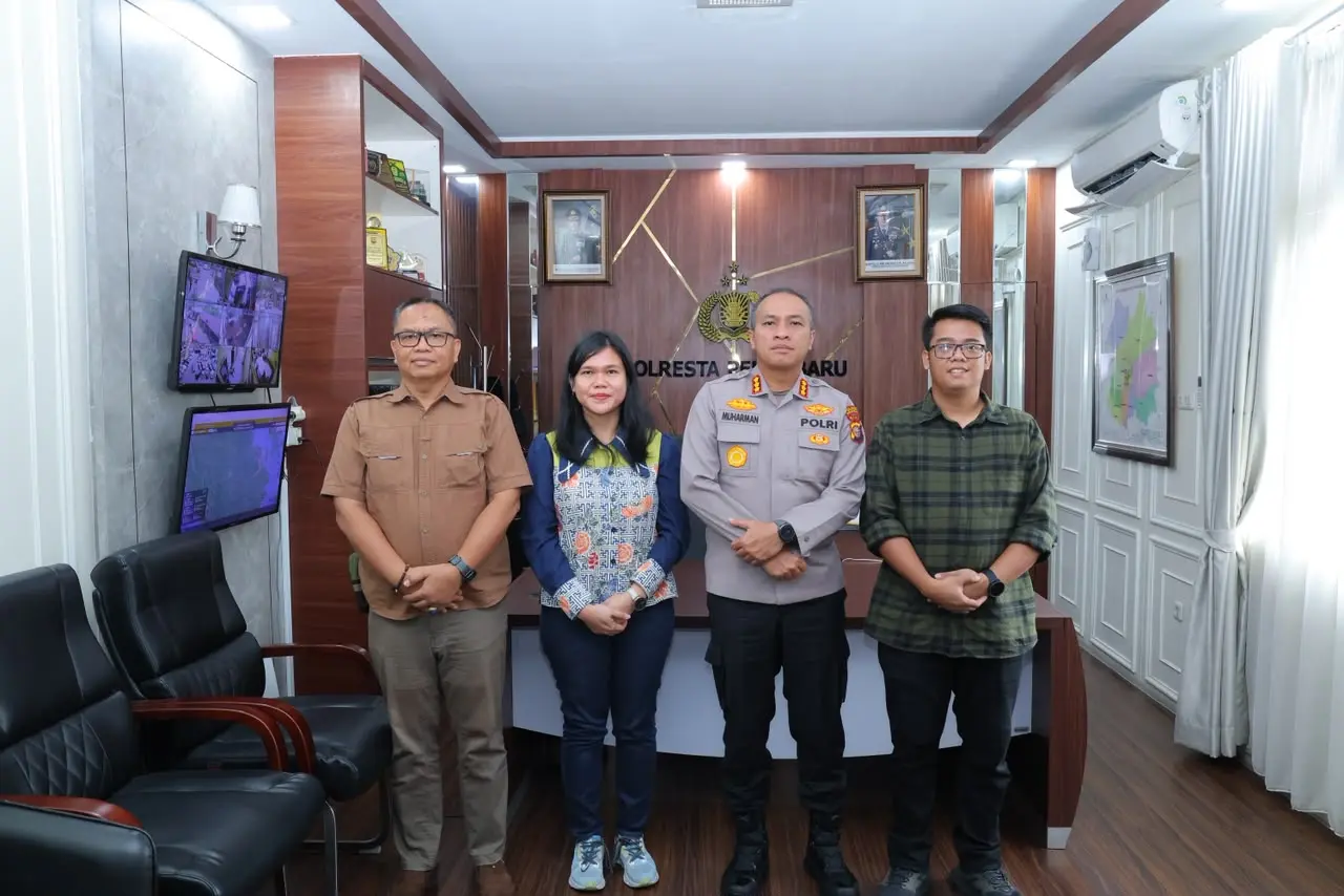 Kapolresta Pekanbaru Terima Audiensi PT Indomarco, Perkuat Sinergi Jaga Kamtibmas