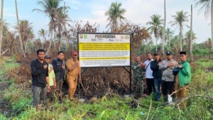 Polres Rohil Gelar Patroli, Pastikan Lahan Eks Karhutla Tidak Kembali Digunakan untuk Berkebun