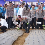Polri Tanam Serentak Bawang Putih di 14 Daerah di Jabar