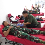 Tingkatkan Kepedulian, Kodim 0505/Jakarta Timur Gelar Donor Darah