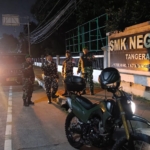 Patroli Malam, Koramil /Tangerang Sisir Sejumlah Ruas Jalan Cegah Gangguan Kamtibmas