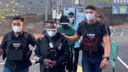 Empat WN Nigeria Diamankan Imigrasi di Sebuah Kos-kosan di Tabanan