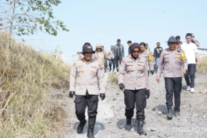 Antisipasi Karhutla di Lereng Kelud, Polres Kediri Kerahkan Ratusan Personel Gabungan