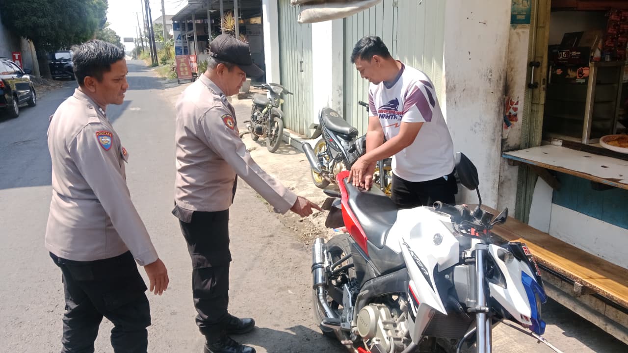 Berikan Rasa Aman kepada Masyarakat, Polsek Beber Gencar Tertibkan Knalpot Bising