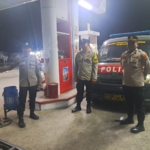Ciptakan Kamtibmas Kondusif, Anggota Polsek Arjawinangun Intensifkan Patroli Objek Vital di SPBU Rawagatel
