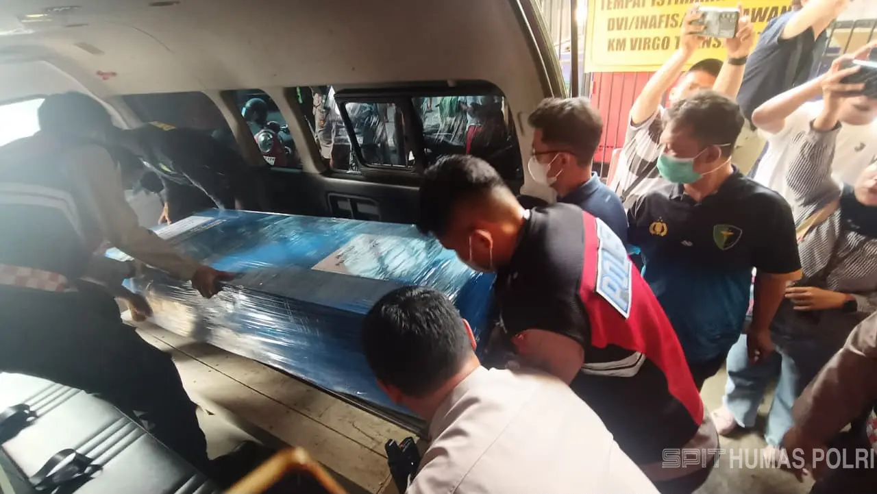 DVI Polri Berhasil Identifikasi 9 Korban KM Virgo, Seluruh Korban Diserahkan kepada Keluarga