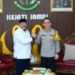 Kapolda Jambi Sambangi Kejati, Sampaikan Ucapan Selamat Hari Lahir Kejaksaan RI
