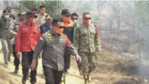 Karhutla Jambi Tersisa Dua Titik, Al Haris Pastikan Proses Pemadaman Terus Dilakukan
