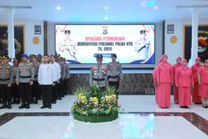 Polda NTB Gelar Pembinaan dan Reorientasi Tugas Personel, Perkuat Profesionalisme Anggota