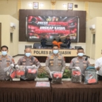Polres Banyuasin Gelar Press Conference, Ungkap Kasus Pembunuhan Dua Perempuan Setelah Lima Tahun