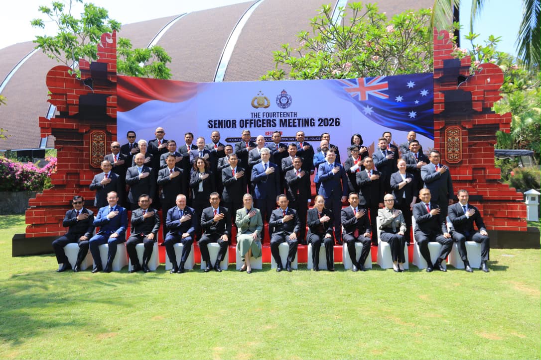Polri dan AFP Perkuat Kerja Sama Hadapi Kejahatan Transnasional dalam SOM ke-14 di Bali