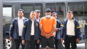 Tim Raga Polres Rohil Tangkap Dalang Pembakaran Jaring Ikan di Panipahan