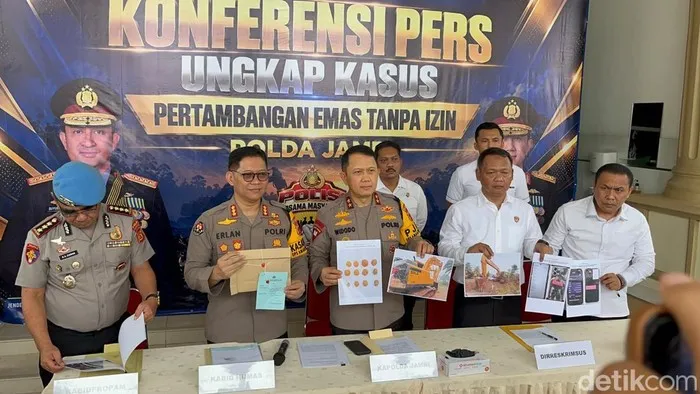 32 Kasus PETI di Jambi Diungkap, Kapolda Soroti Dampak Lingkungan-Konflik Sosial