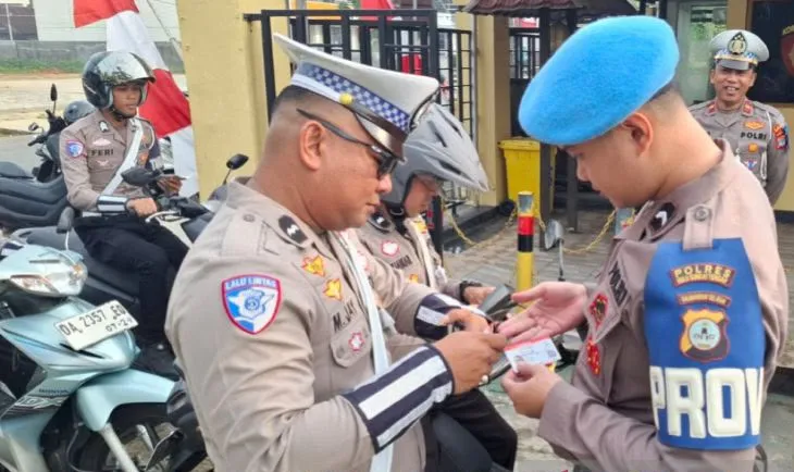 Ditlantas Polda Kalsel Periksa Disiplin Personel dan Kendaraan Sebelum Gelar Operasi Patuh Intan 2026