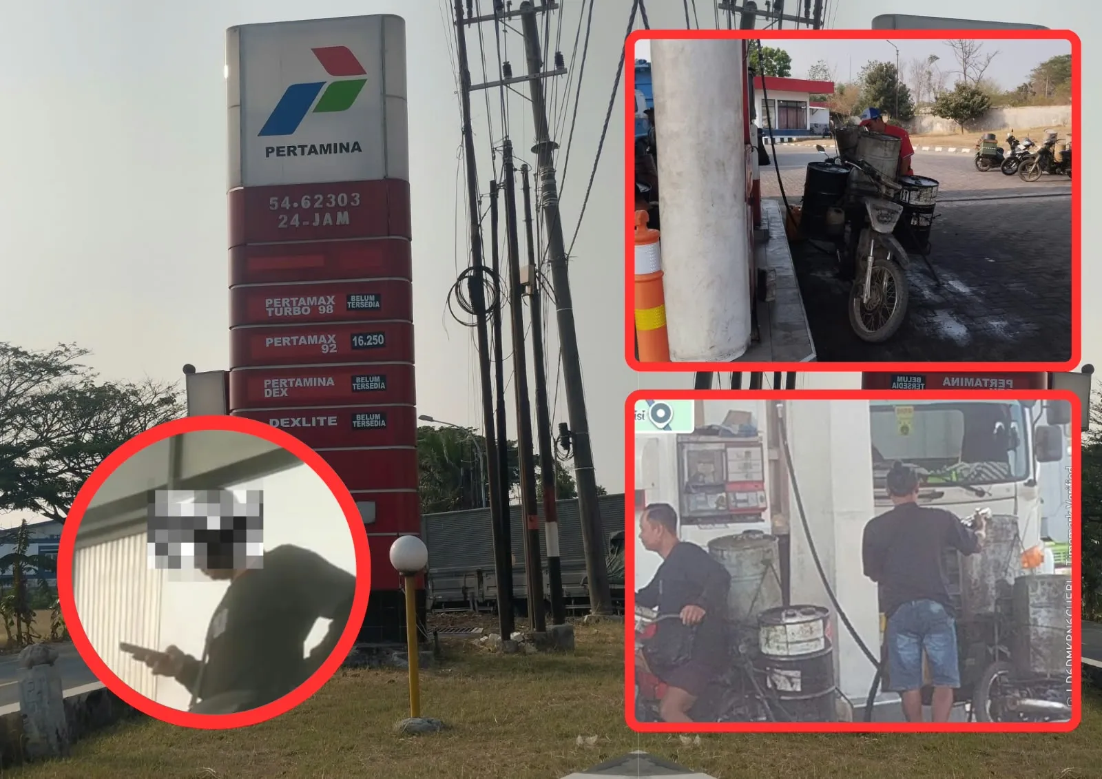 DIDUGA BARCODE BBM SUBSIDI DIPAKAI BERULANG KALI DI SPBU 54.623.03 TUBAN, PENGAWAS TAK TERLIHAT DI LOKASI!