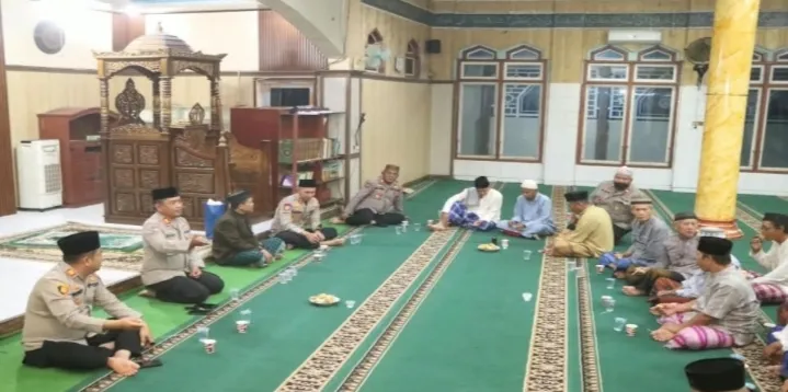 Polres Banyuasin Gelar Subuh Keliling Serentak, Pererat Silaturahmi dan Ajak Masyarakat Jaga Kamtibmas