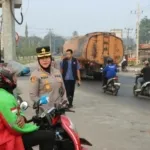 Kapolres Ogan Ilir AKBP Rizka Aprianti Pimpin Pengaturan Lalu Lintas Pagi, Patroli, dan Sosialisasi Layanan 110