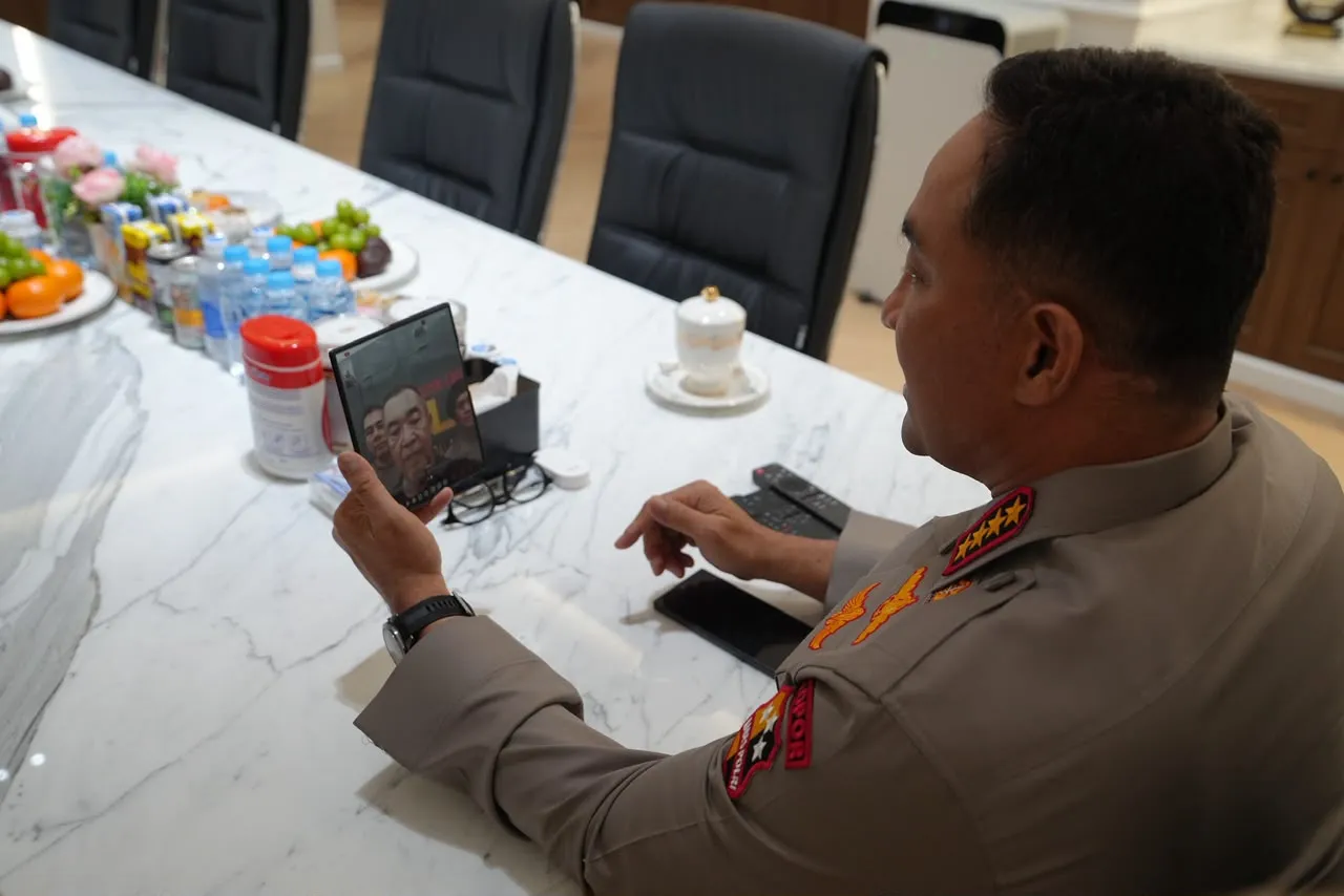 Kapolri Suyudi Beri Dukungan kepada Iptu Agus yang Alami ISPA saat Bertugas Memadamkan Karhutla