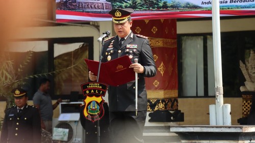 Pimpin Upacara Hari Kesaktian Pancasila, Kapolres Tabanan Teguhkan Semangat Persatuan dan Pengabdian