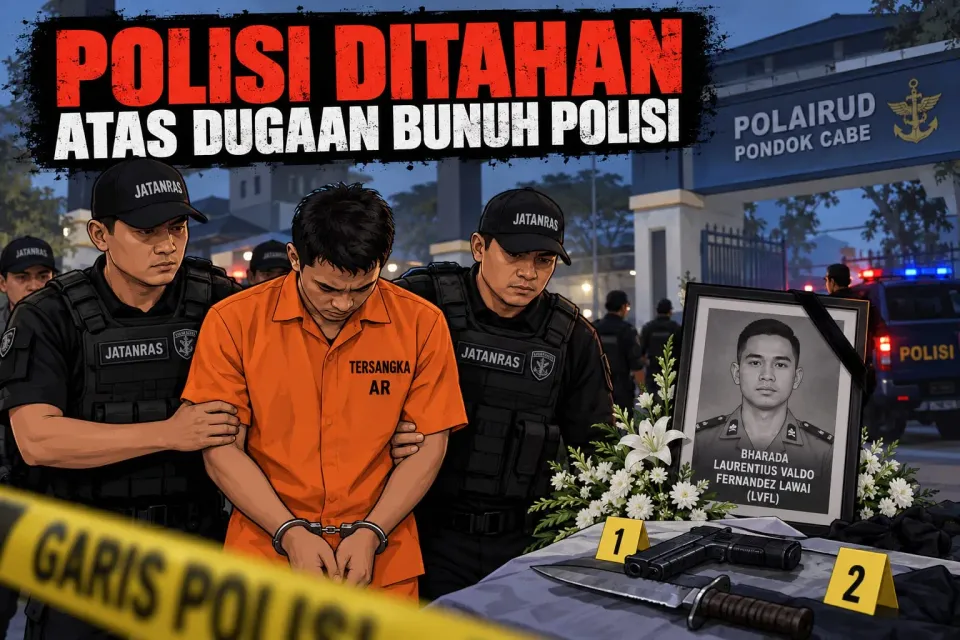 Polisi Ditahan atas Dugaan Pembunuhan Rekan Sesama Anggota Polri di Tangerang Selatan