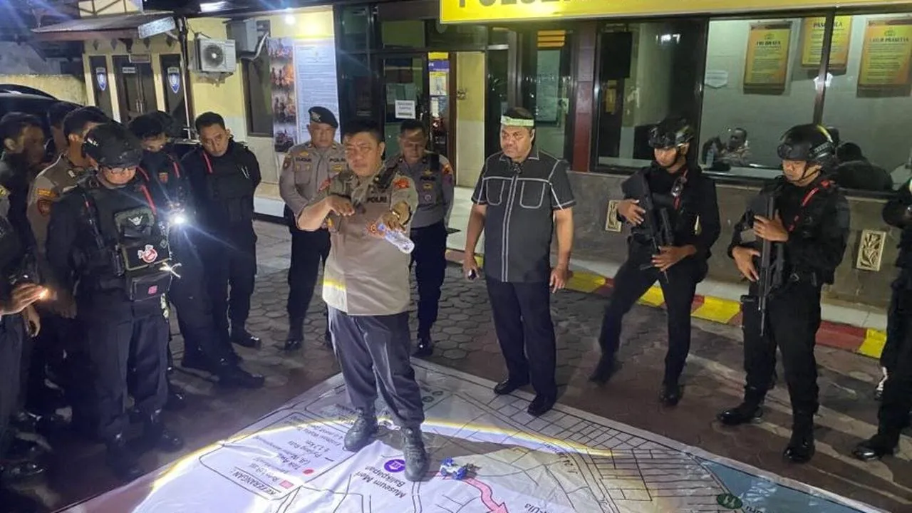Polisi Gelar Operasi Sarang Narkoba di Gunung Bugis Balikpapan, 58 Orang Diperiksa