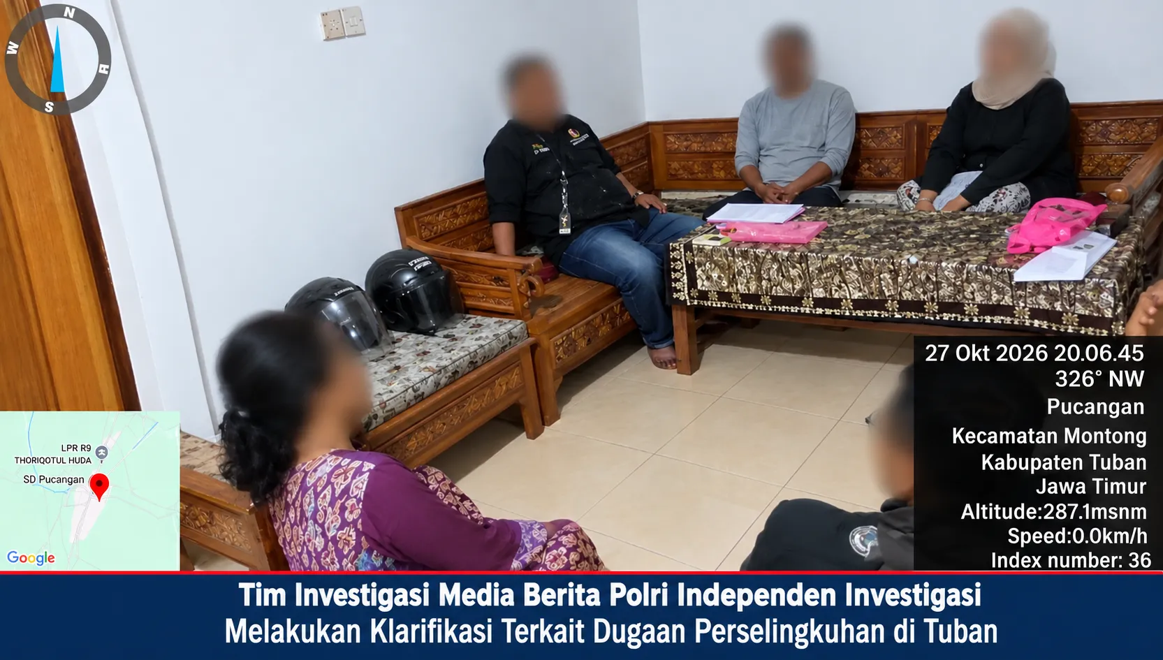 Dugaan Perselingkuhan di Tuban, Dua Warga Akui Berada dalam Satu Kamar pada Tengah Malam Disorot